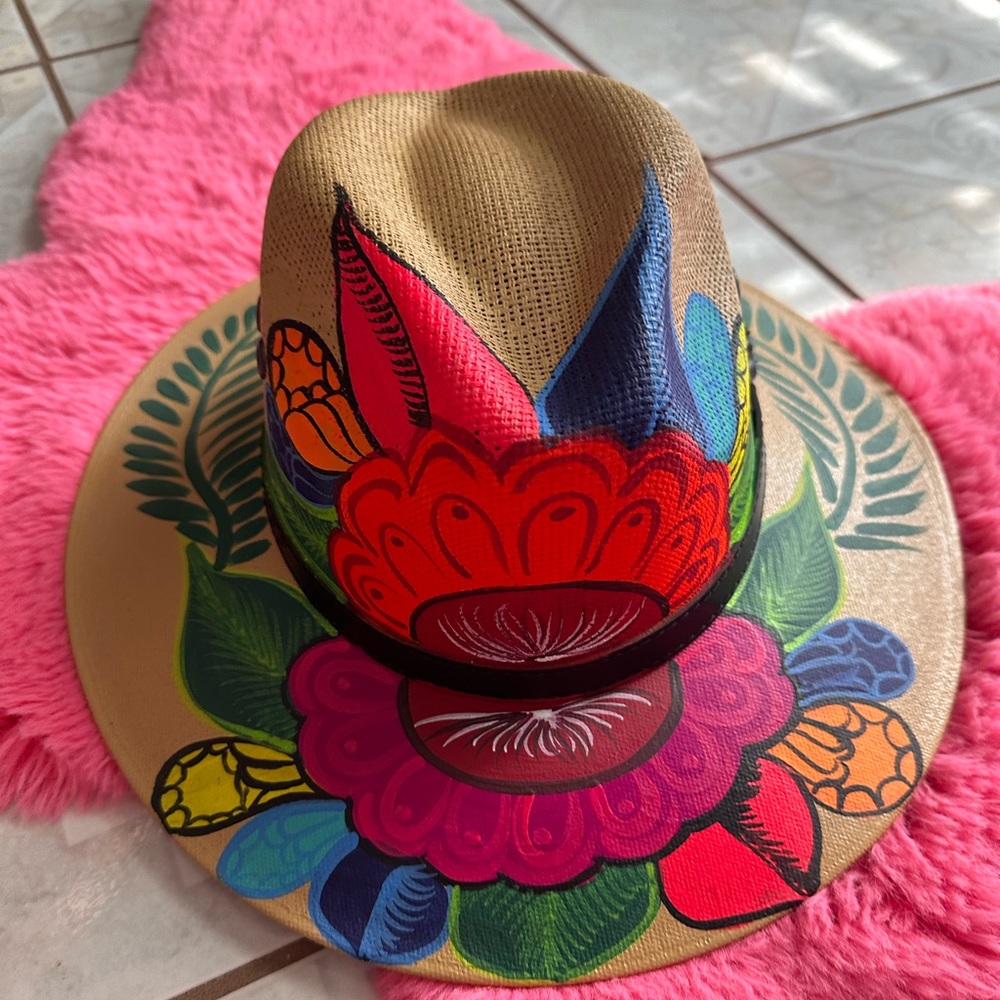 Handpainted hat!